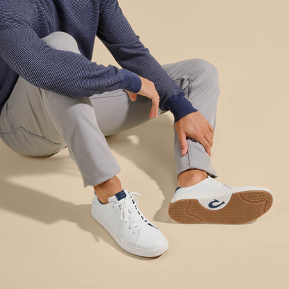 Bright White / Trench Blue
