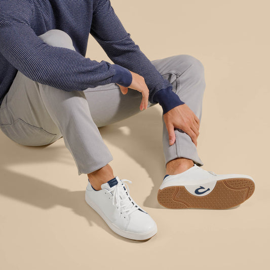 Bright White / Trench Blue