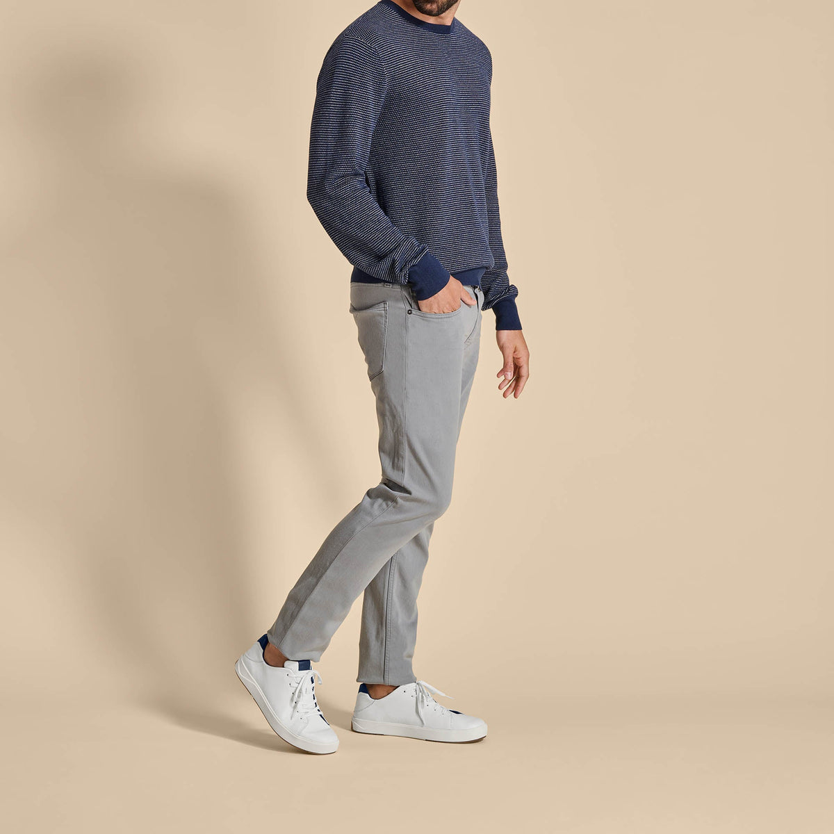 Bright White / Trench Blue