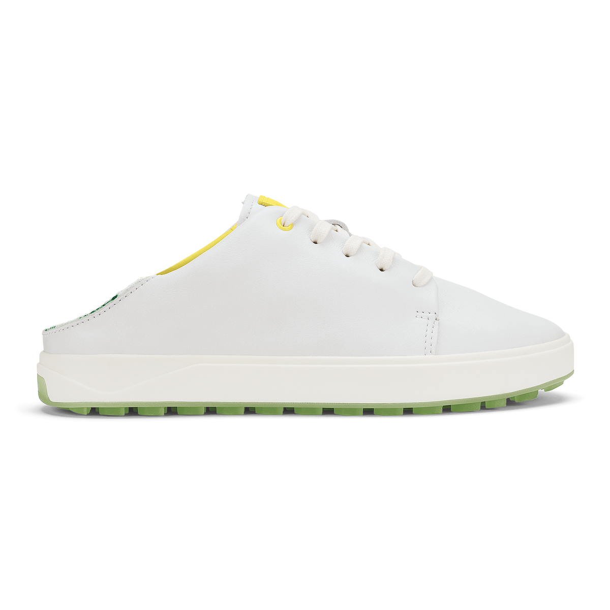 Bright White / Medium Green